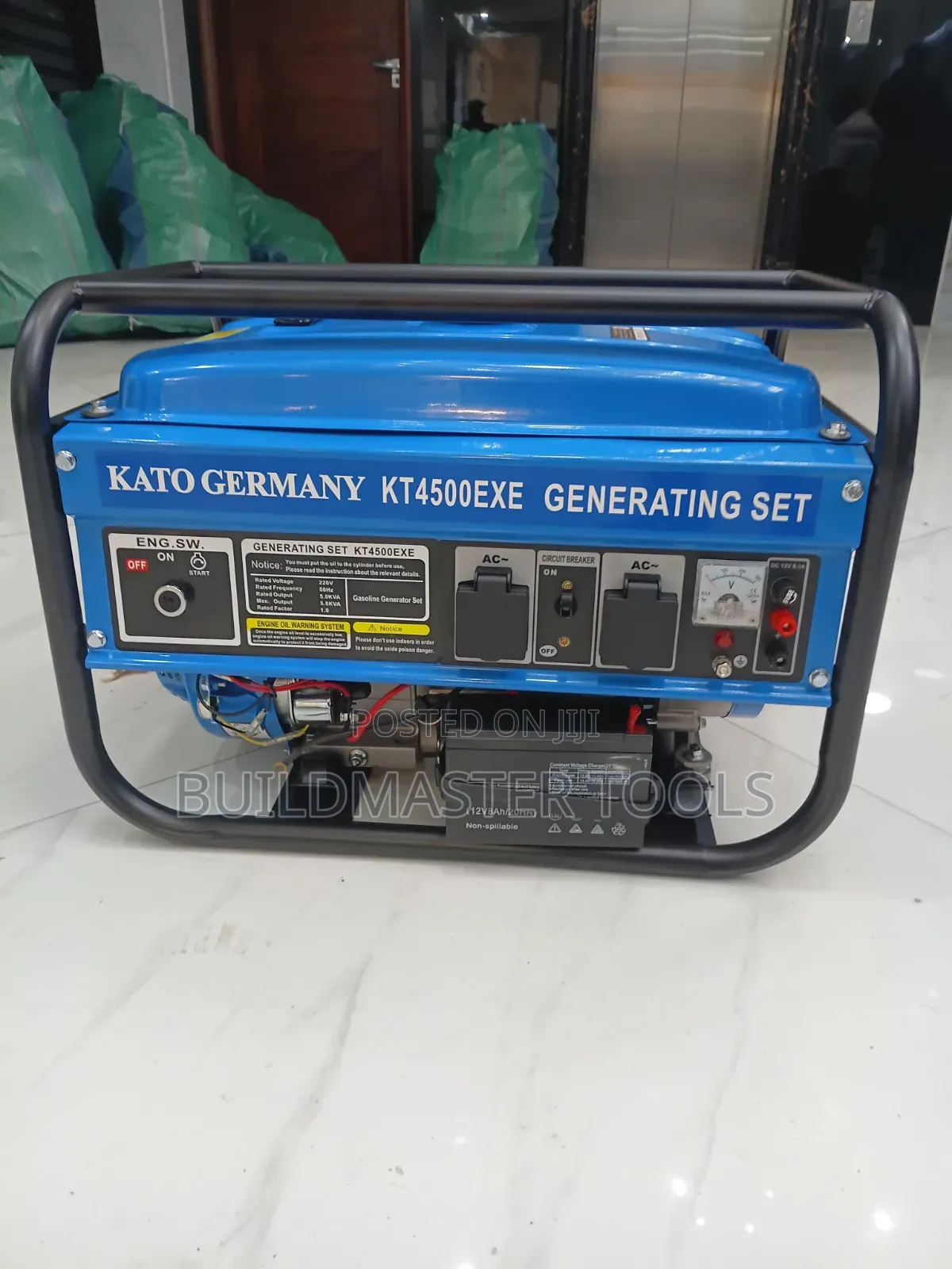 Kato Germany KT4500EXE 5kVA Petrol Generator,