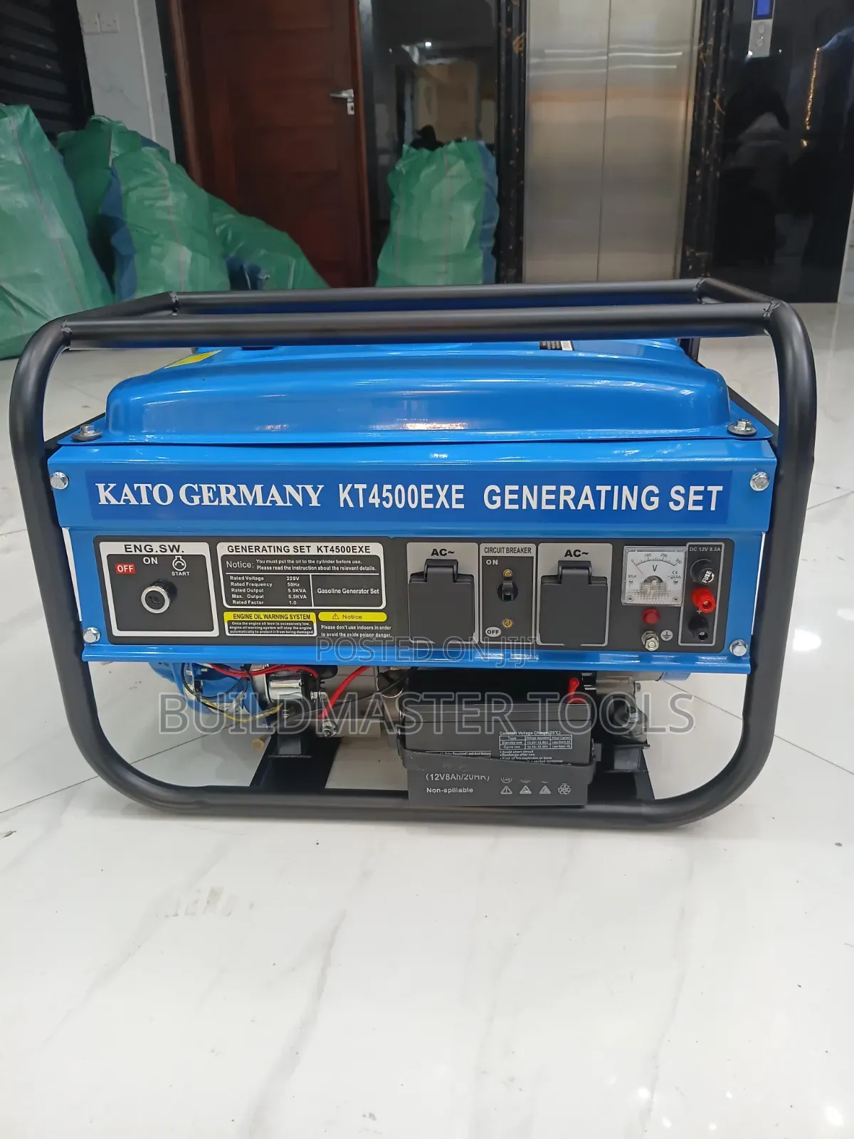 Kato Germany KT4500EXE 5kVA Petrol Generator,