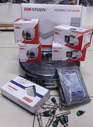 Hikvision CCTV 4 Camera Package – 2 Dome + 2 Bullet Full Color