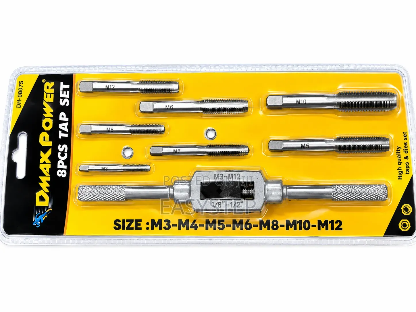 8-Piece Metric Tap Set