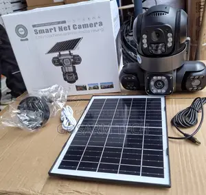 Solar/WiFi Triple Lens CCTV Camera – Solar Powered Outdoor Security