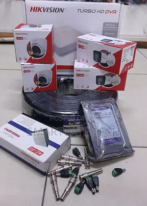 Hikvision 4CH Security CCTV Kit With Smart Hybrid HD DVR