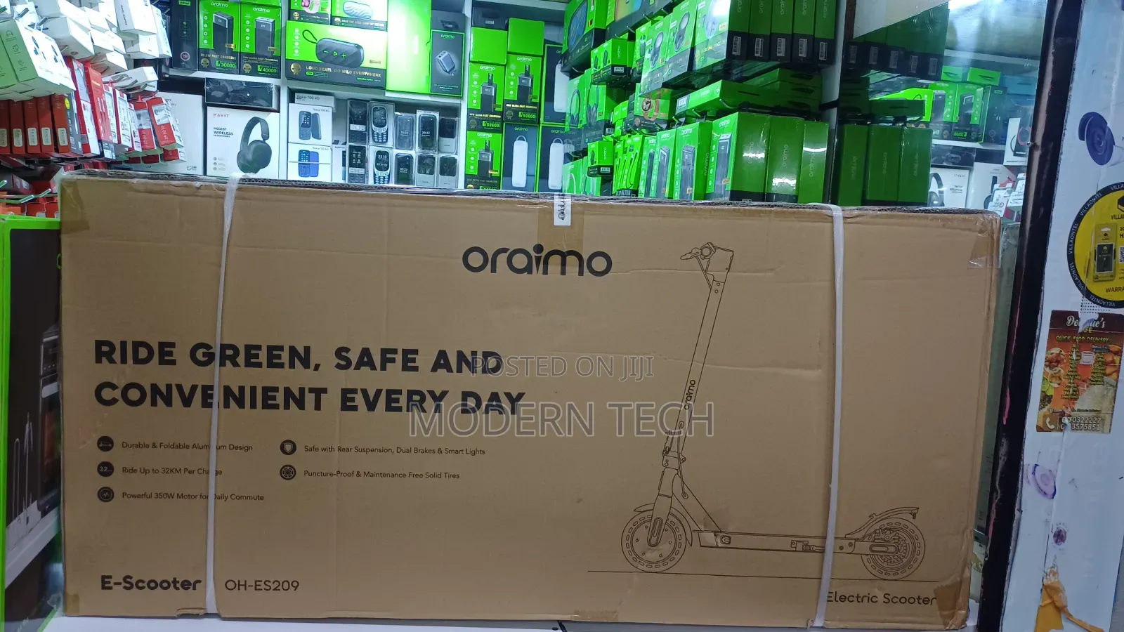 Oraimo E-Scooter 350W Motor 32km Range Electric Scooter