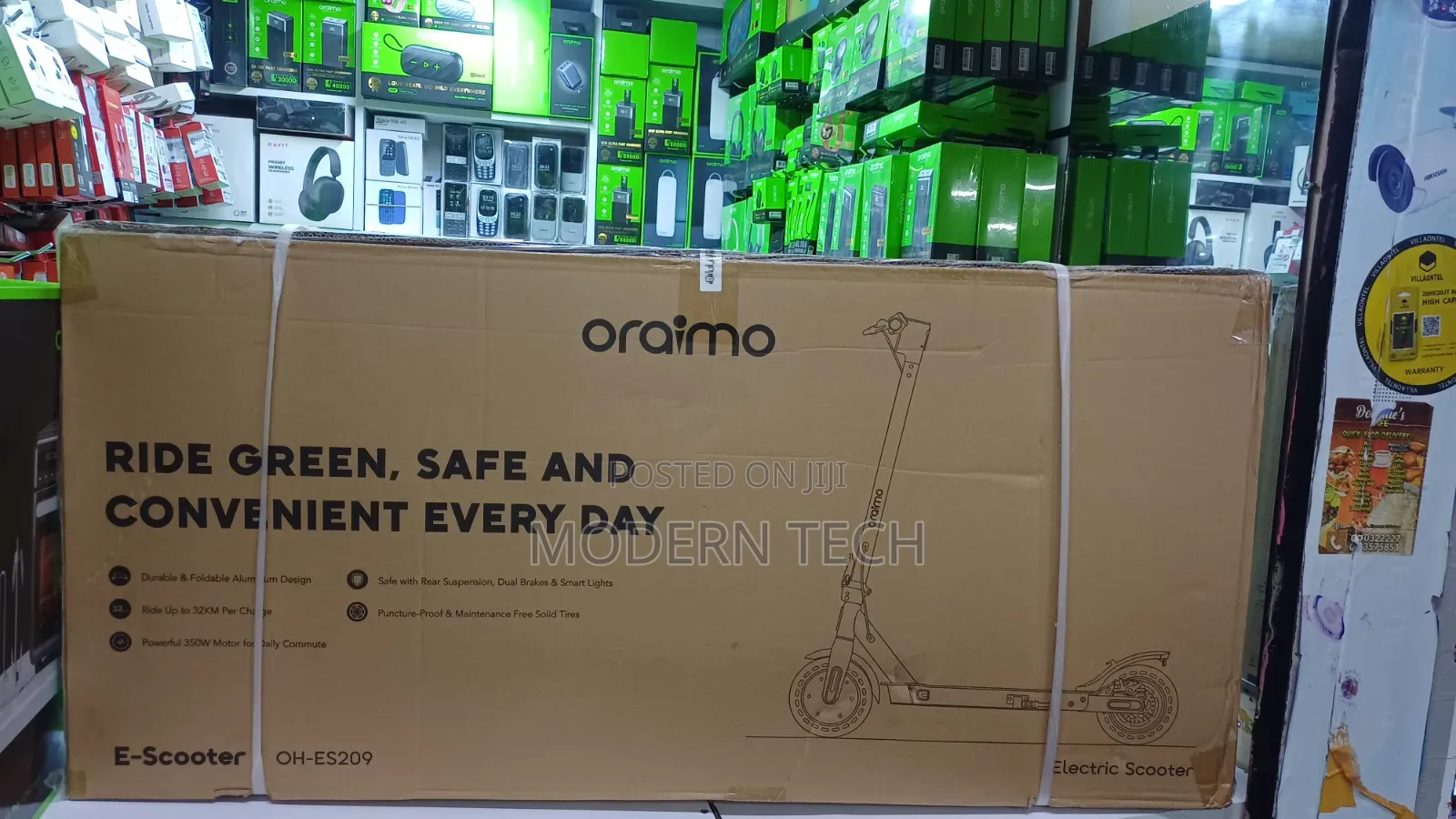 Oraimo E-Scooter 350W Motor 32km Range Scooter