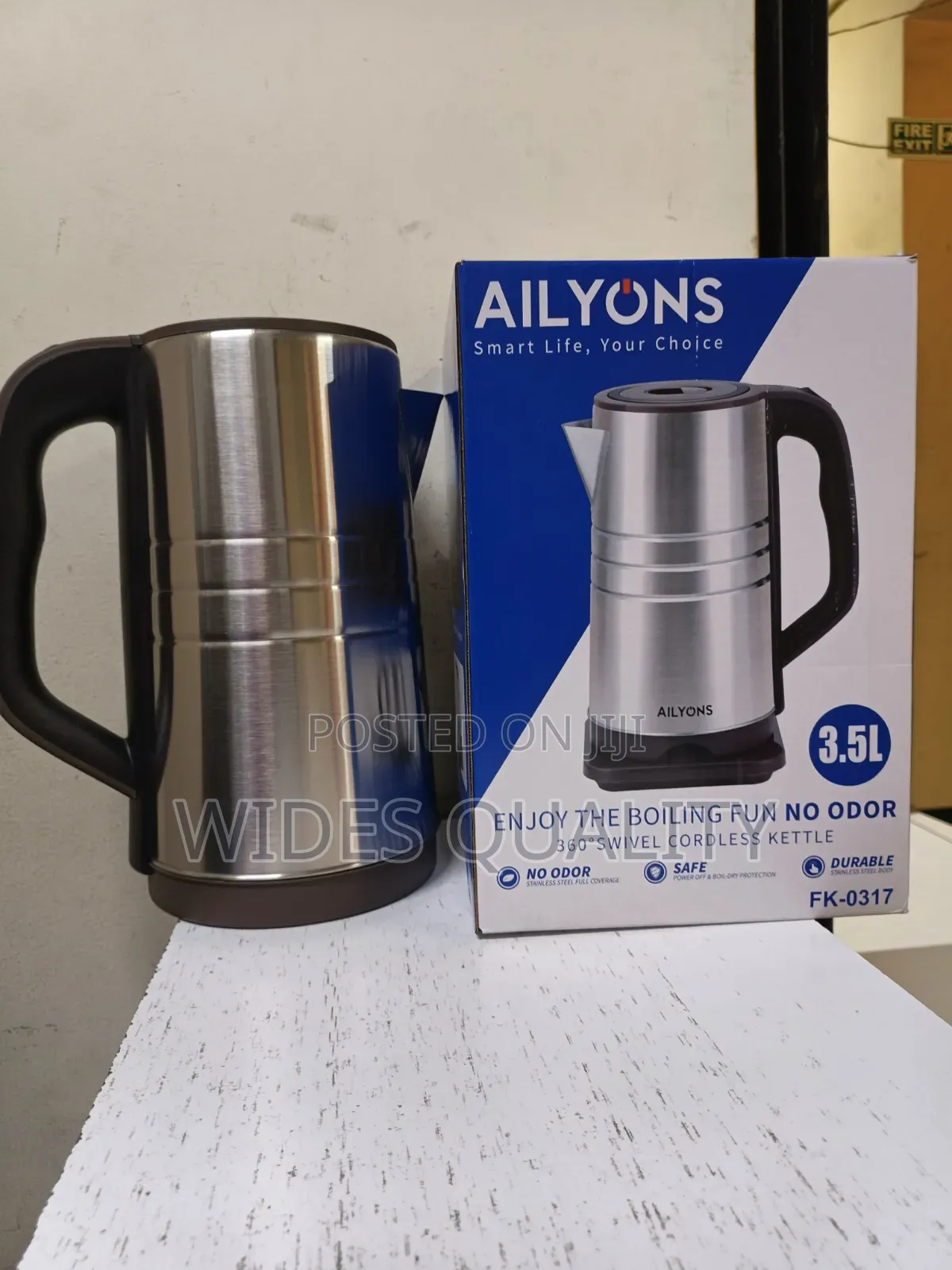Ailyons 3.5L Stainless Steel Electric Kettle