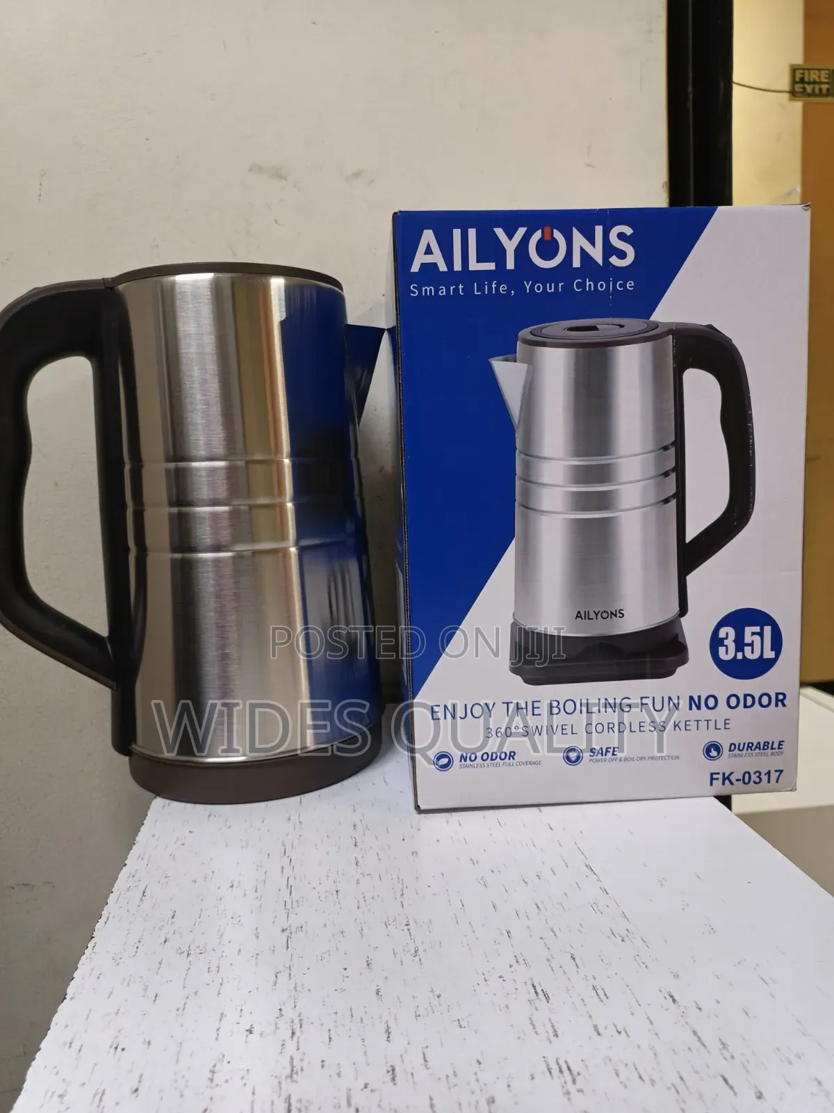Ailyons 3.5L Stainless Steel Electric Kettle