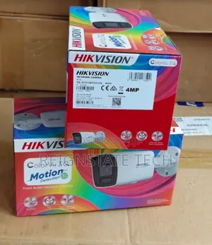 Hikvision 4MP 24/7 Colored Bullet IP Camera With Human, Car Detection