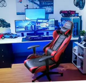 Modern Leather Gaming Chair : Red Gaming Chair