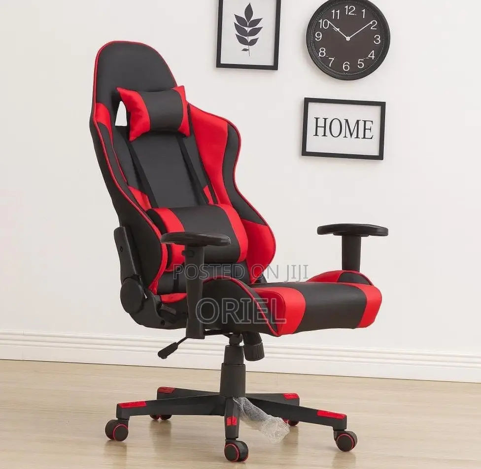 Modern Leather Gaming Chair : Red Gaming Chair