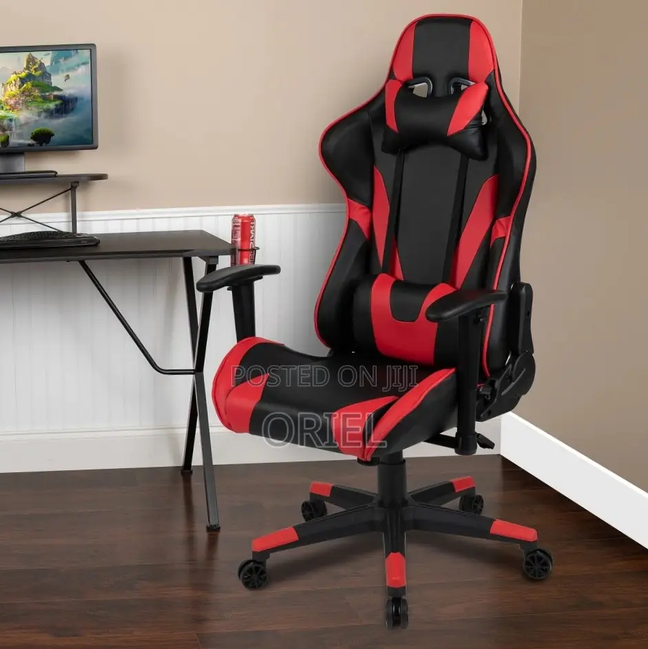 Modern Leather Gaming Chair : Red Gaming Chair