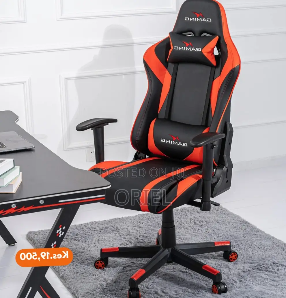 Modern Leather Gaming Chair : Red Gaming Chair