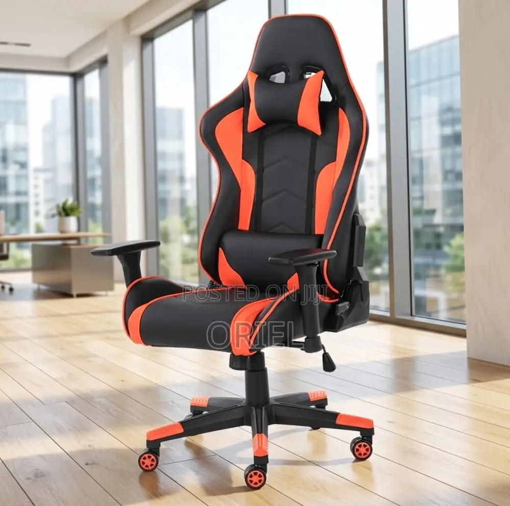 Modern Leather Gaming Chair : Red Gaming Chair