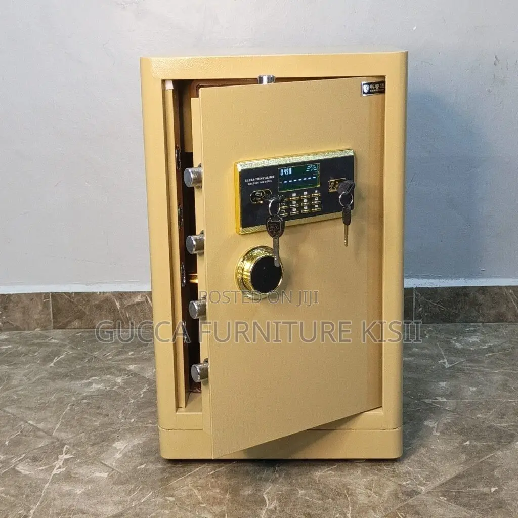 Yellow 80Kgs Heavy Duty Fireproof Safe