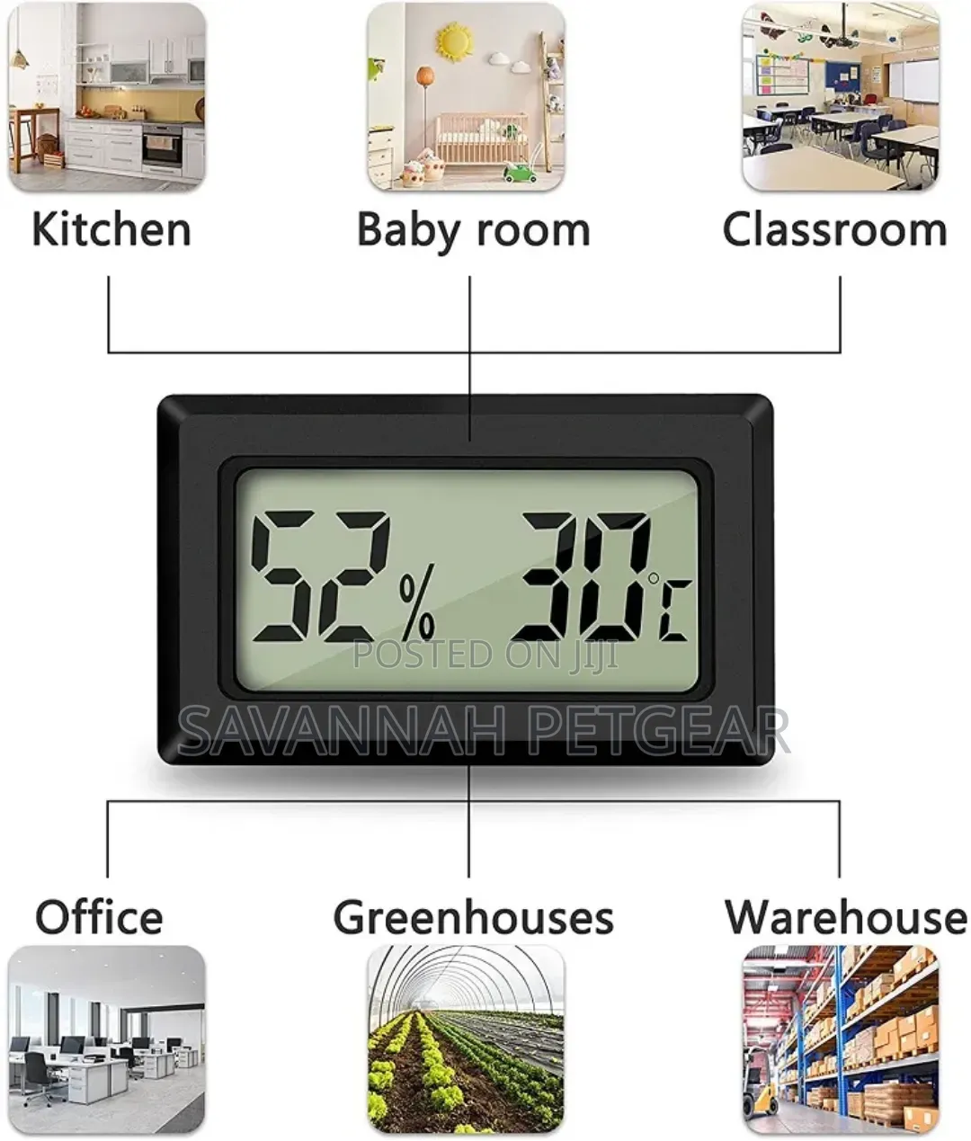 Mini Digital Indoor Humidity Temperature Meter Hygrometers