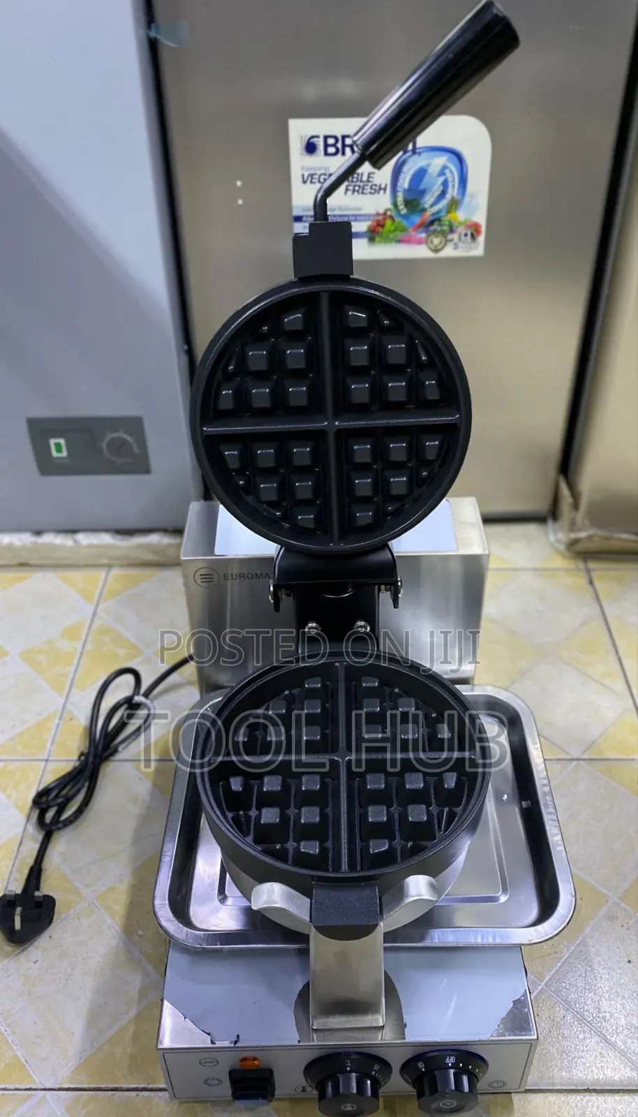Euromax Commercial Single Rotation Waffle Maker