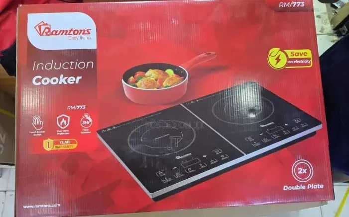 Ramtons 2 Plate (Double) Induction Cooker