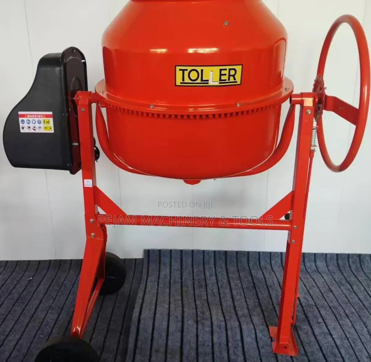 Toller 200L Electric Concrete Mixer With Wheels