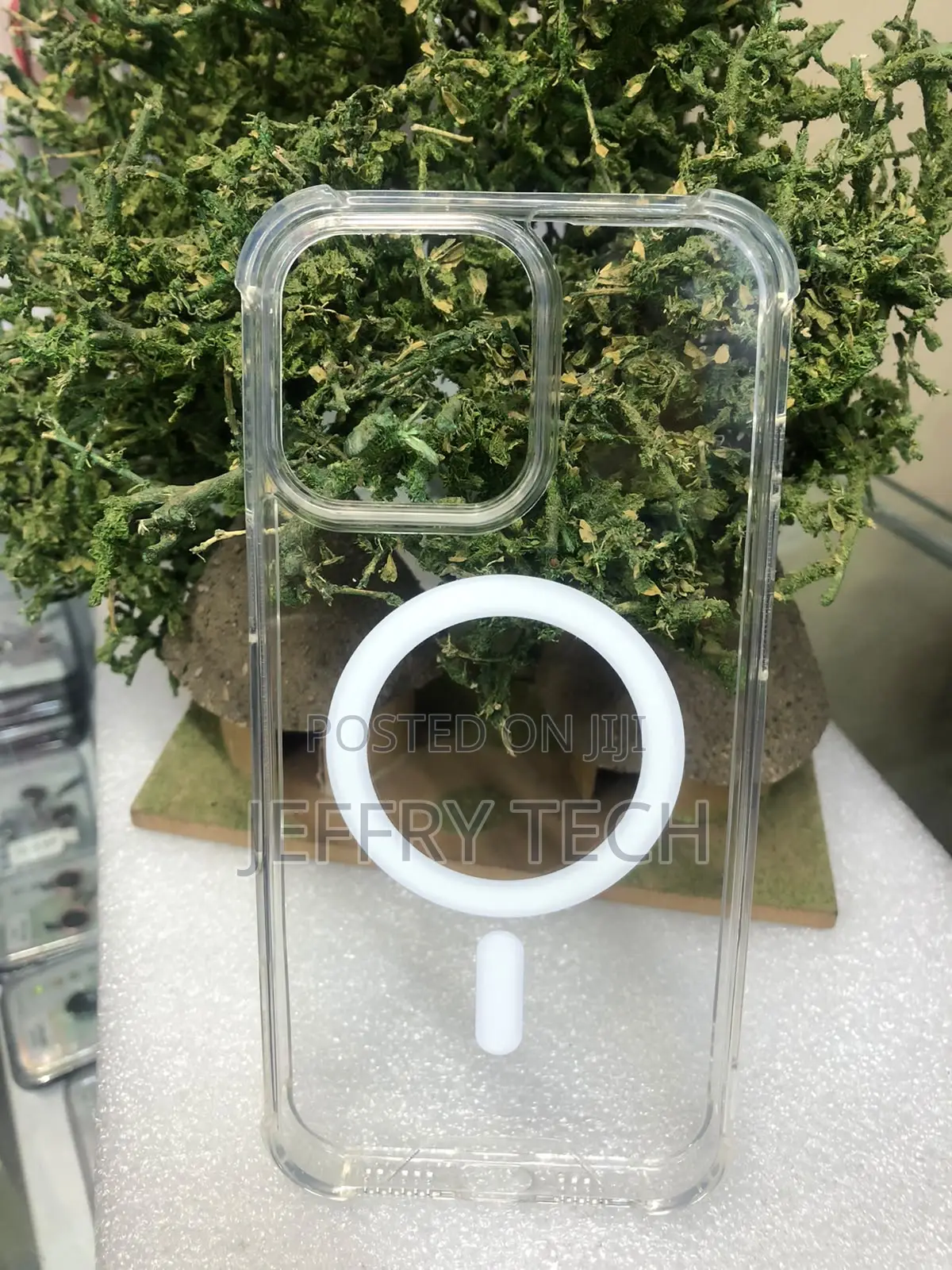 Clear MagSafe Protective Phone Case Packaged for an iPhone 12 Pro Max