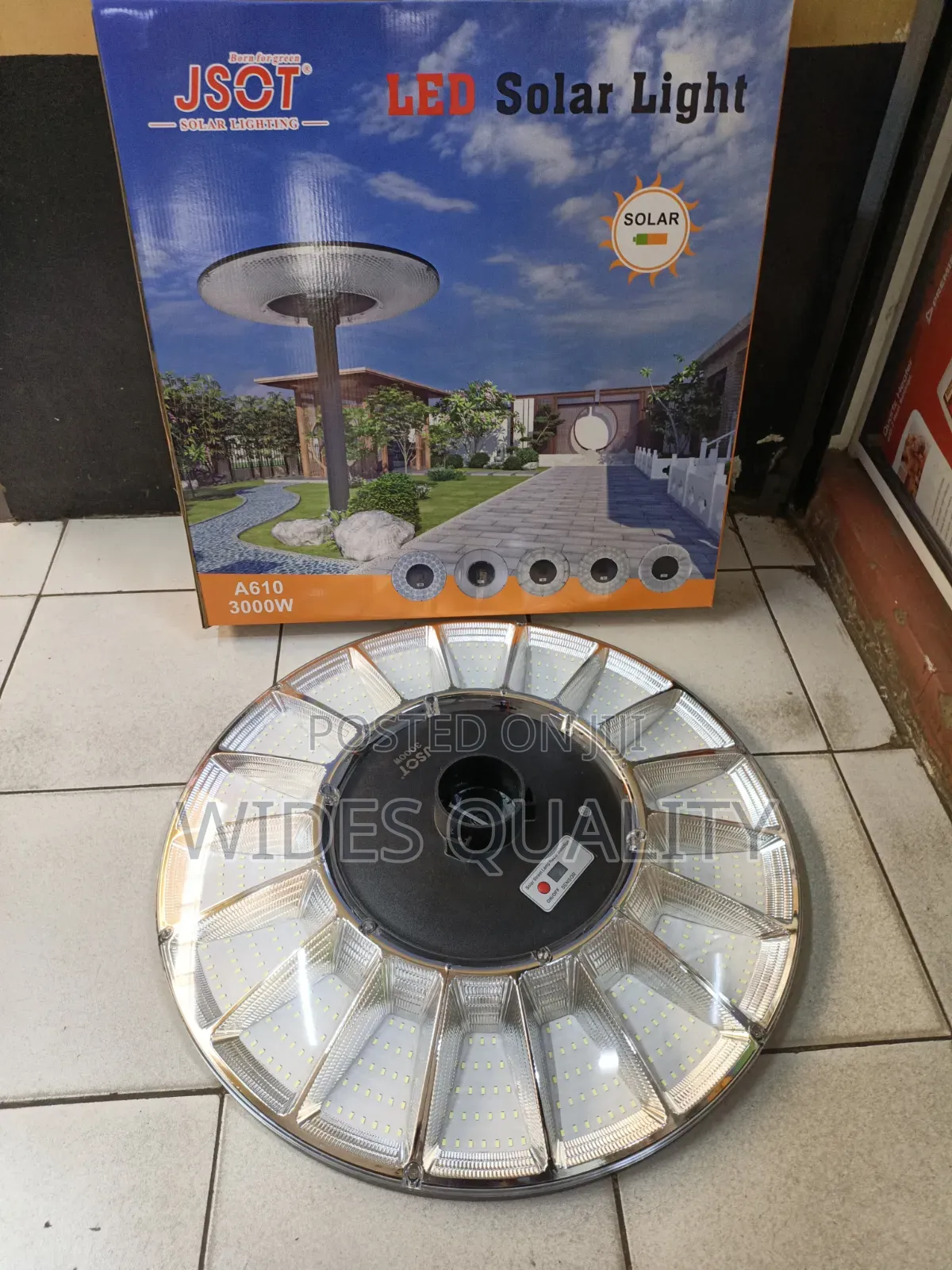 Solar 1000W 360° Round UFO LED Solar Street Light