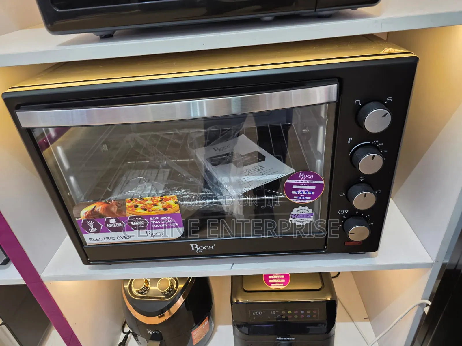 ROCH Electric Baking Oven – 60 Litres Capacity