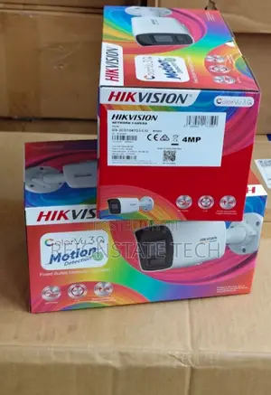 4MP Hikvision IP Outdoor Color Camera With Triple Motion Detection