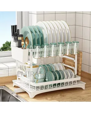 2 Layer Carbon Coated Dish Rack
