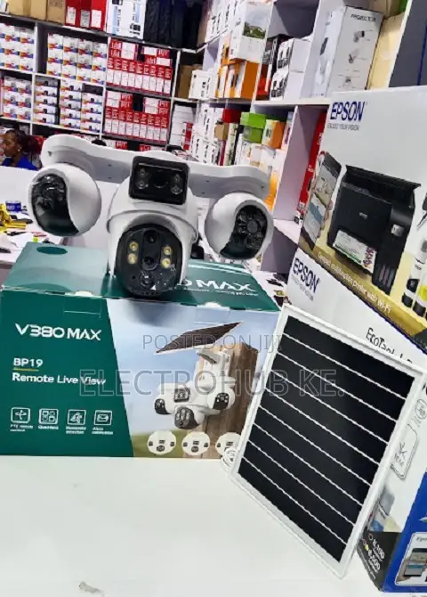 BP19 4G Four Lens Solar Outdoor Surveillance Camera