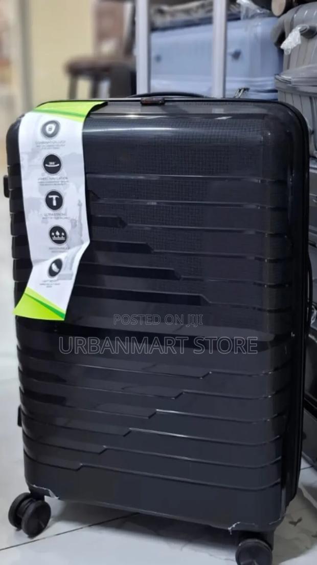 69CM Unbreakable Rubber Suitcase With 360° Wheels - main view