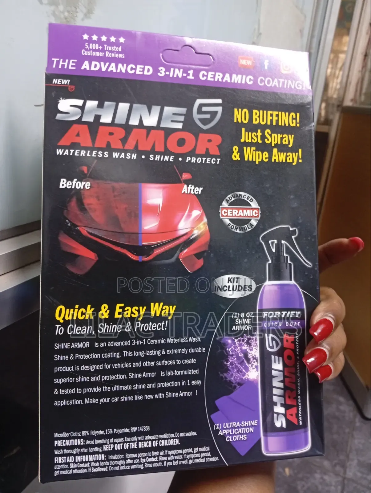 Premium Car Shine Spray – Shine Armor Esjay