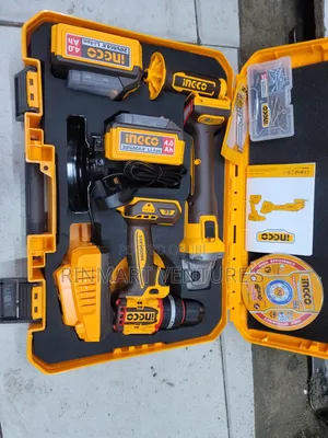 Ingco Drill and Grinder Cordless Combo 20v