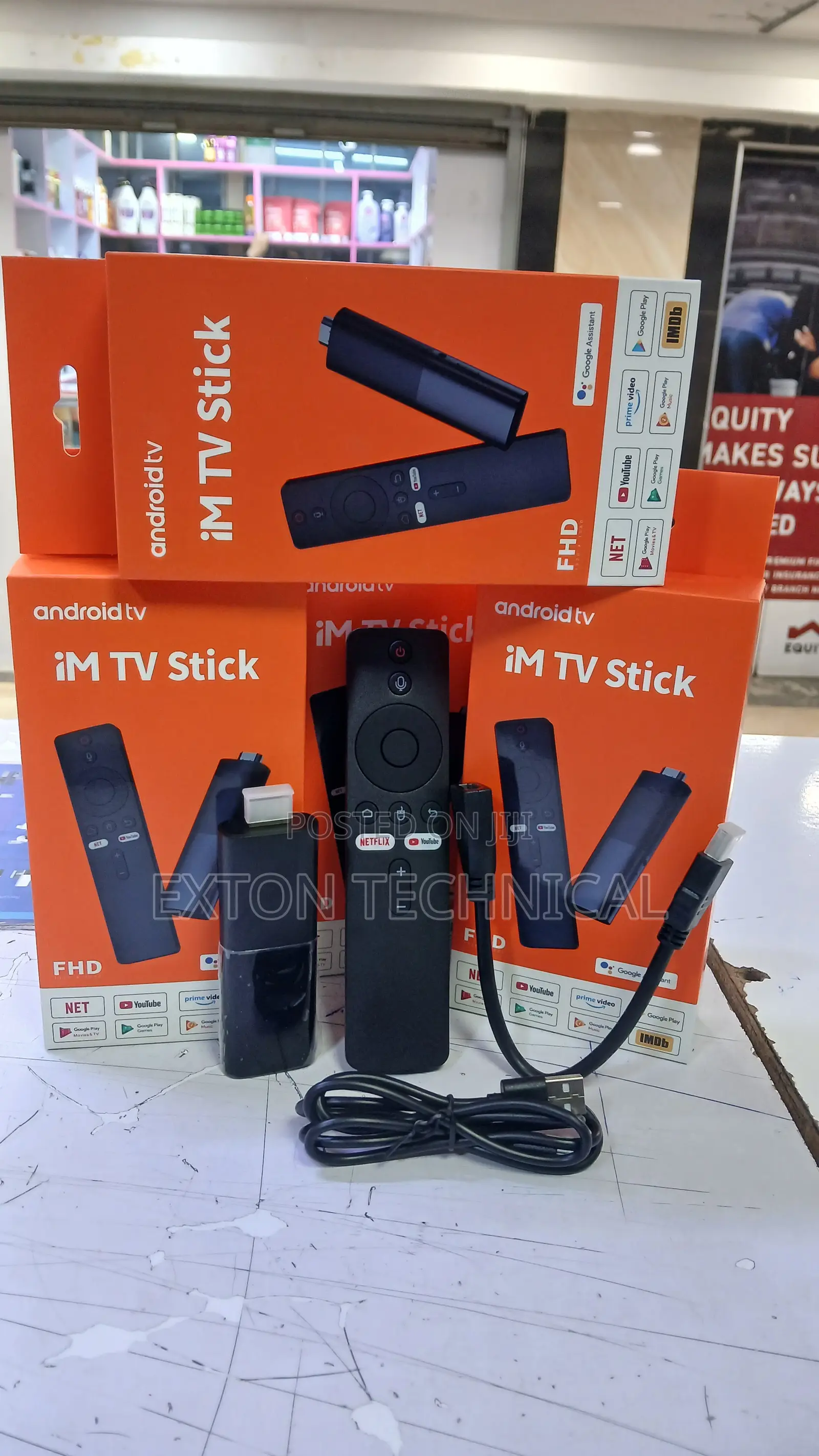 iM Android TV Stick With 16gb Storage