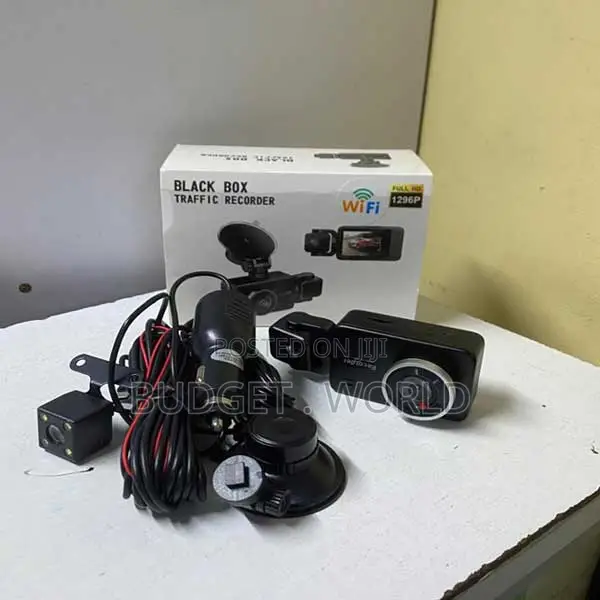 Black Car DVR 3 in 1 Advanced Dash Camera Dual Lens Dashcam