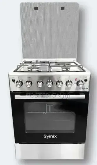 Syinix (Q60GC3)new Model 60by60 Standing Cooker 3+1