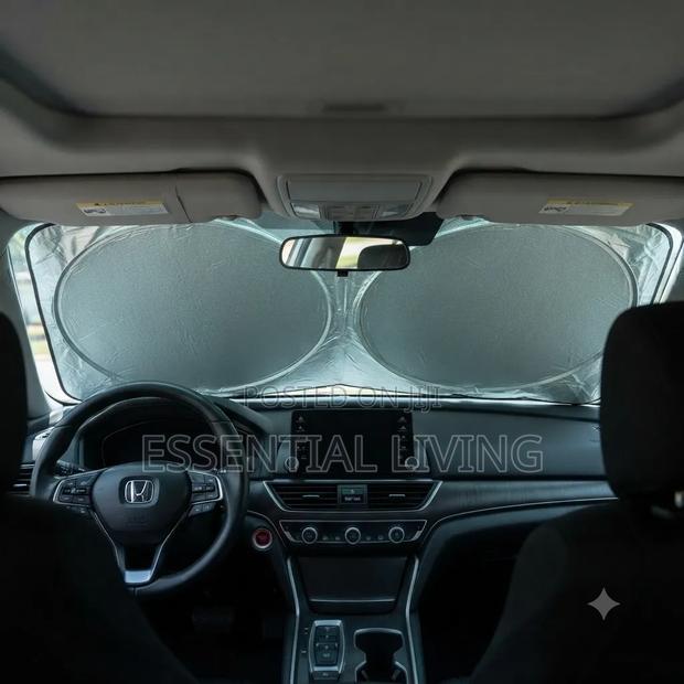 Foldable Car Windshield Visor Sun Protector - thumbnail 2