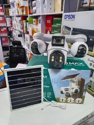 V380MAX BP19 4G Solar Camera With 4 Lens Coverage
