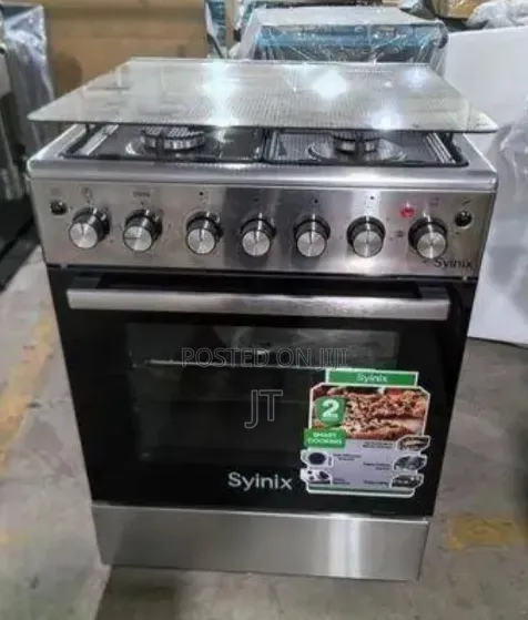 Syinix 60by60 3+1 Standing Cooker 
With Electric Oven