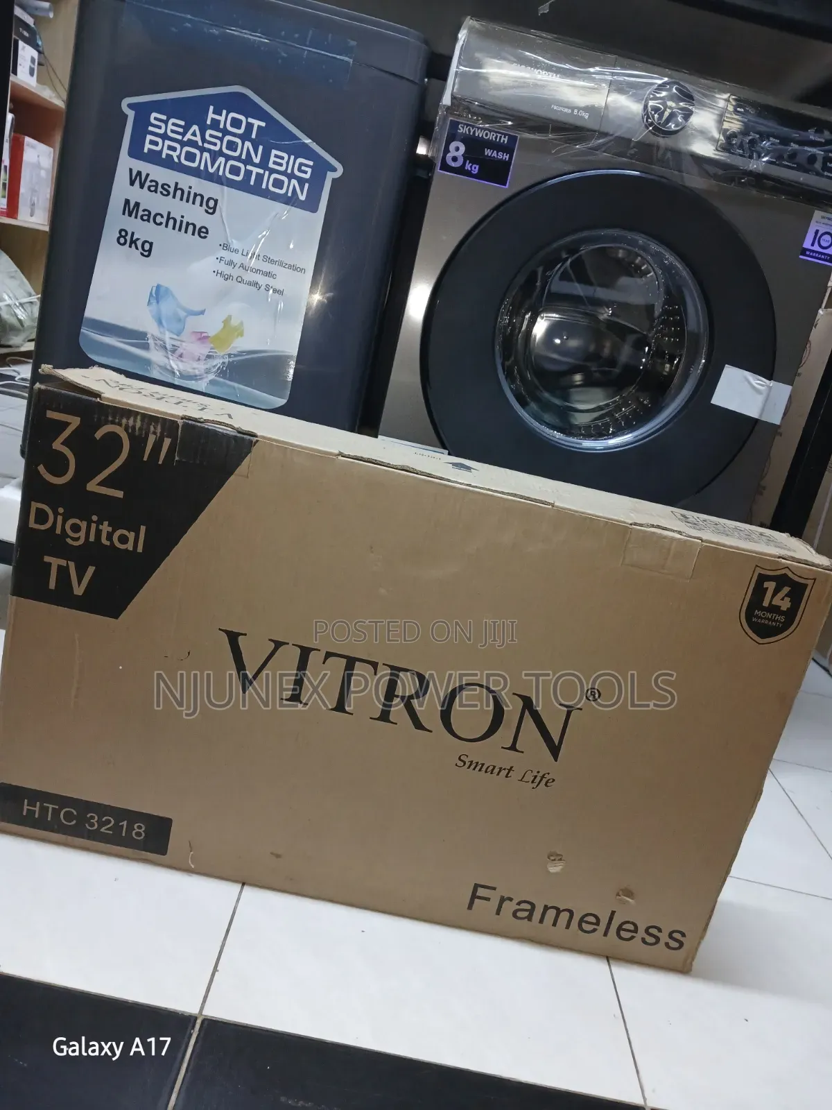 Vitron 32" Frameless Digital LED TV (Model HTC 3218)