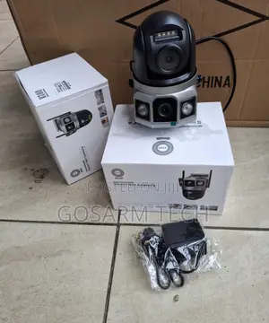 4G SIM V380 Dual Lens Security Camera PTZ Remote Smartphone Control