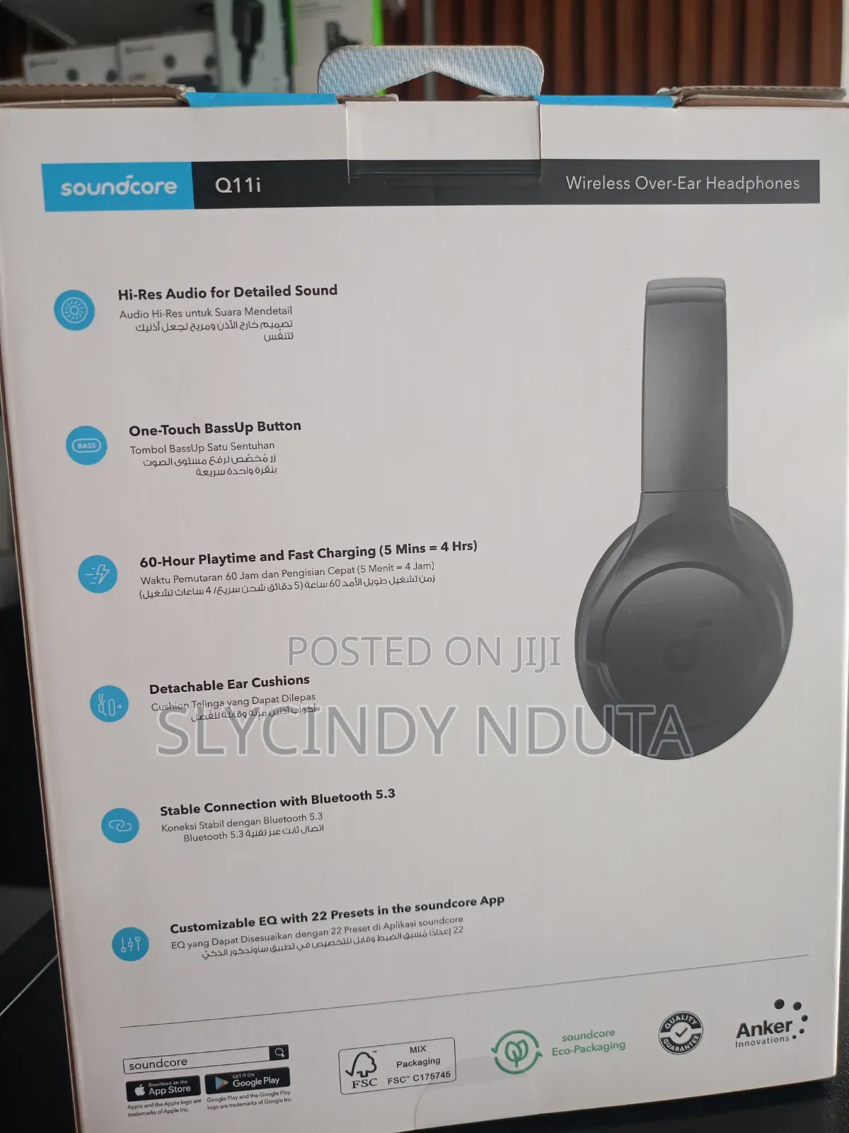 Anker Soundcore Q11i Wireless Over-Ear Headphones