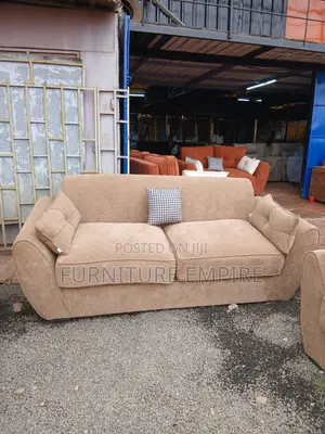 3-Seater Brown Butterfly Sofa