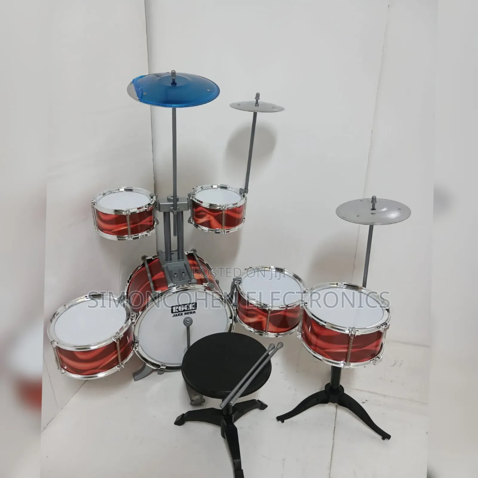 Kids Drum Set With a Foot Pedal