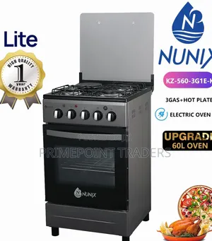 New Model Nunix 50×55 Full Gas Standing Cooker