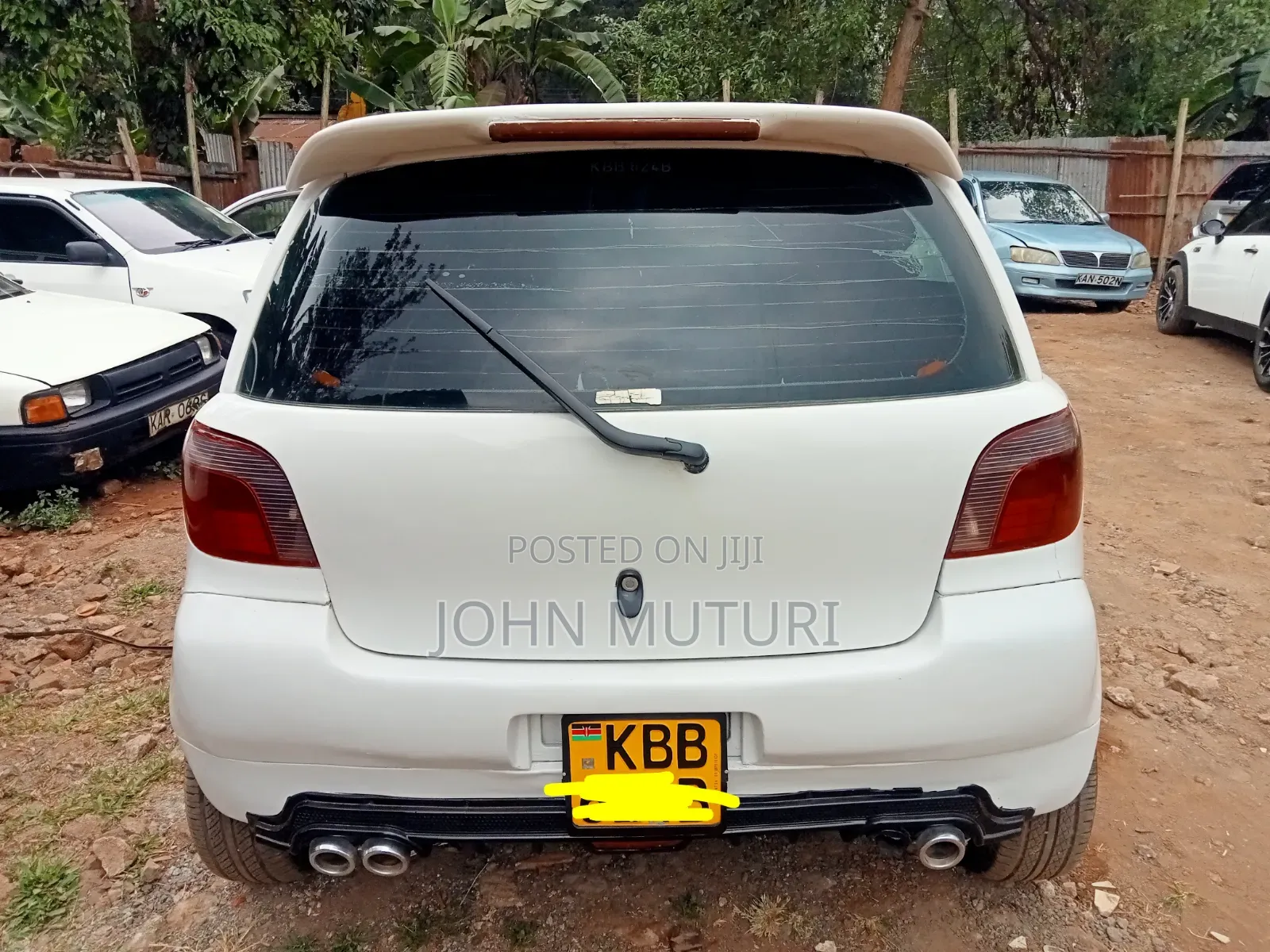 Toyota Vitz 2002 White