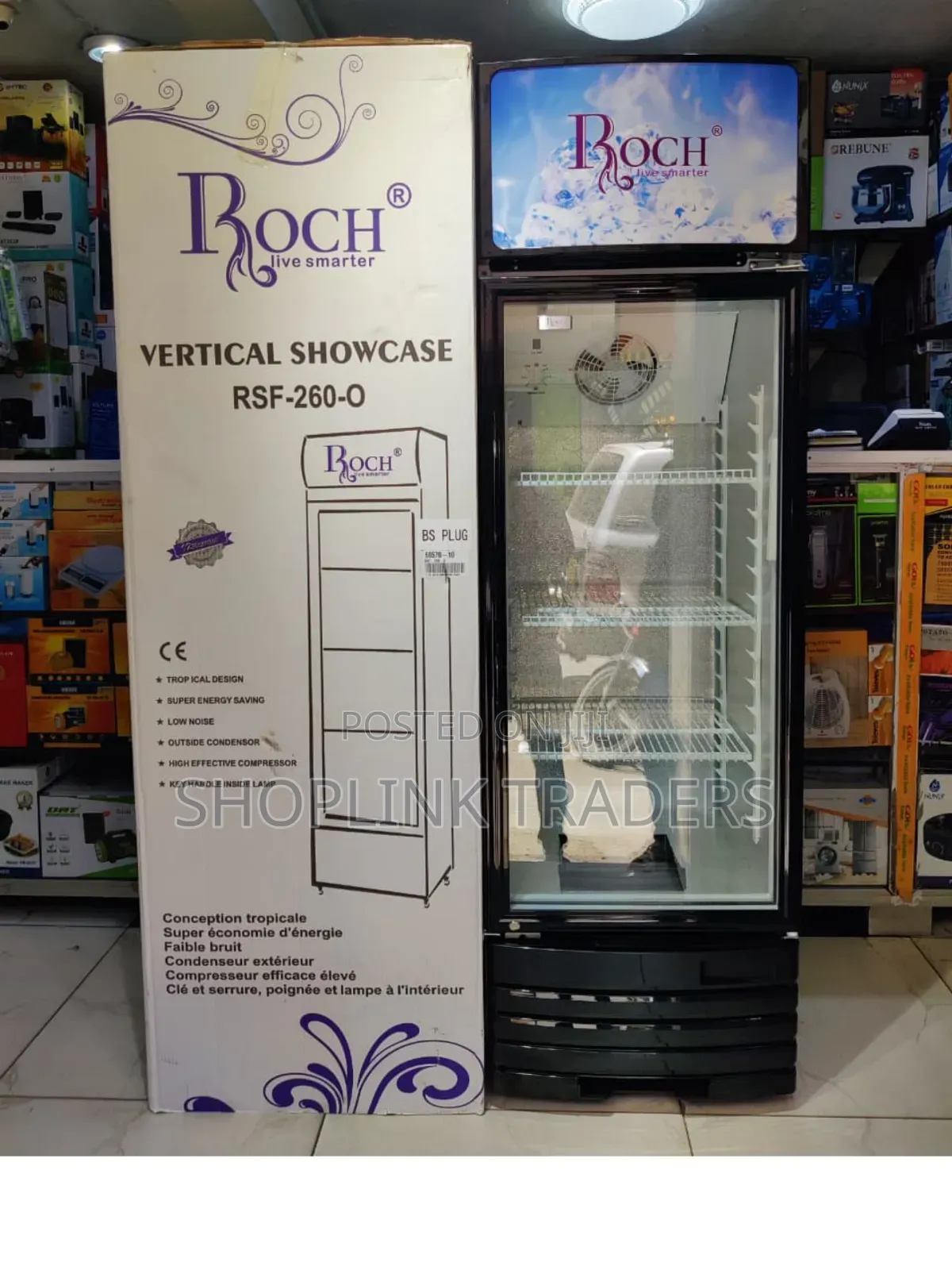 Roch CHILLER DISPLAY 209Litres Showcase Chiller RSF-260