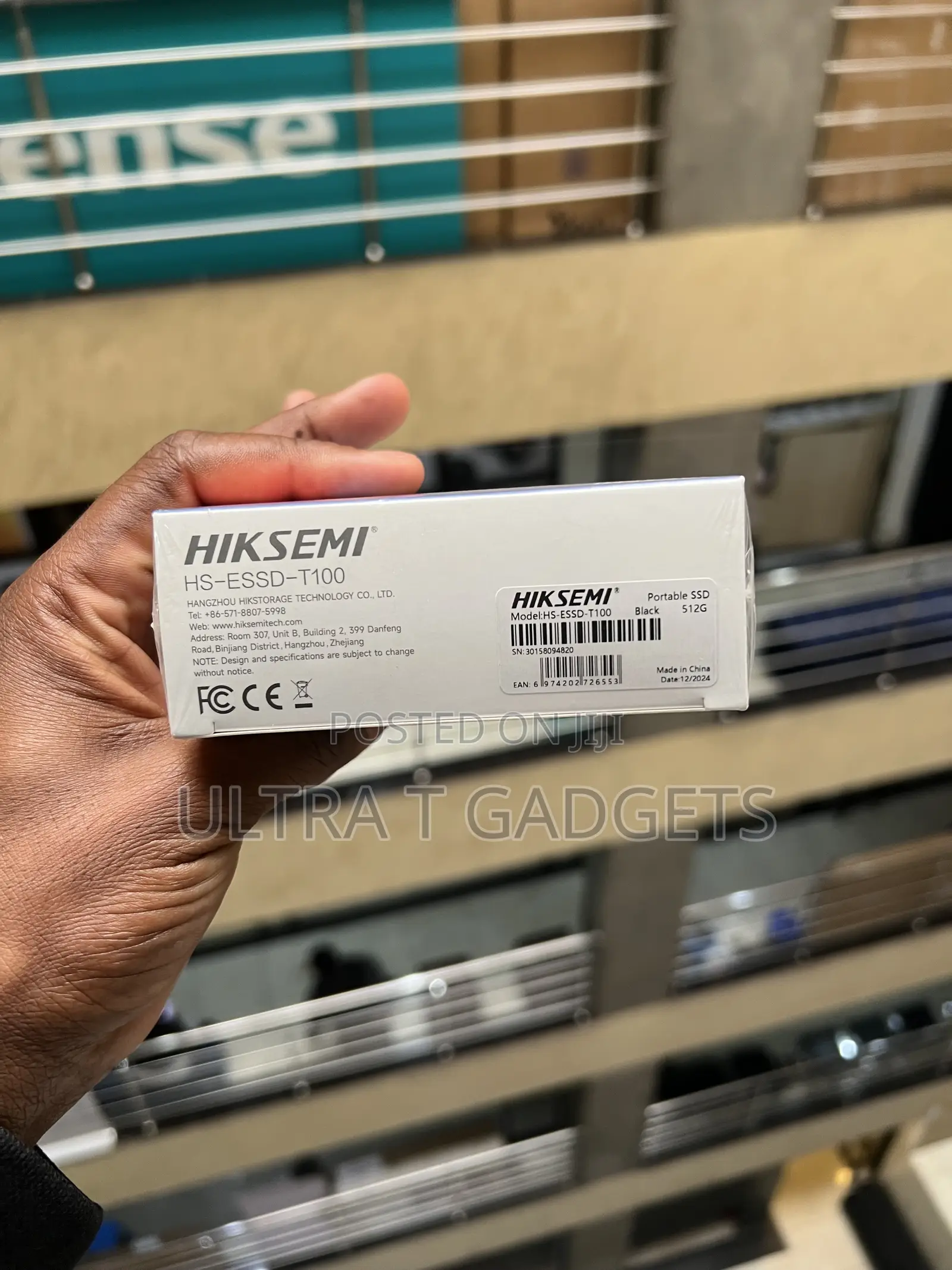 Hiksemi Pocket 512GB Portable SSD – Brand New Sealed