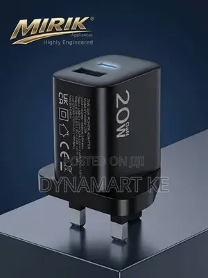 MIRIK FluxPrime 20W – Authentic PD 20W PPS 22W Quick GaN Charger