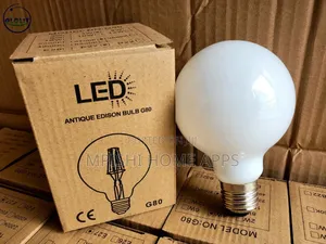 G80 Frosted LED Antique Edison Bulb