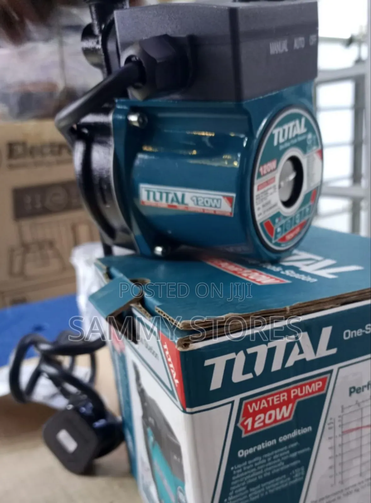 TOTAL Compact Water Circulation Pump – Easy Installation