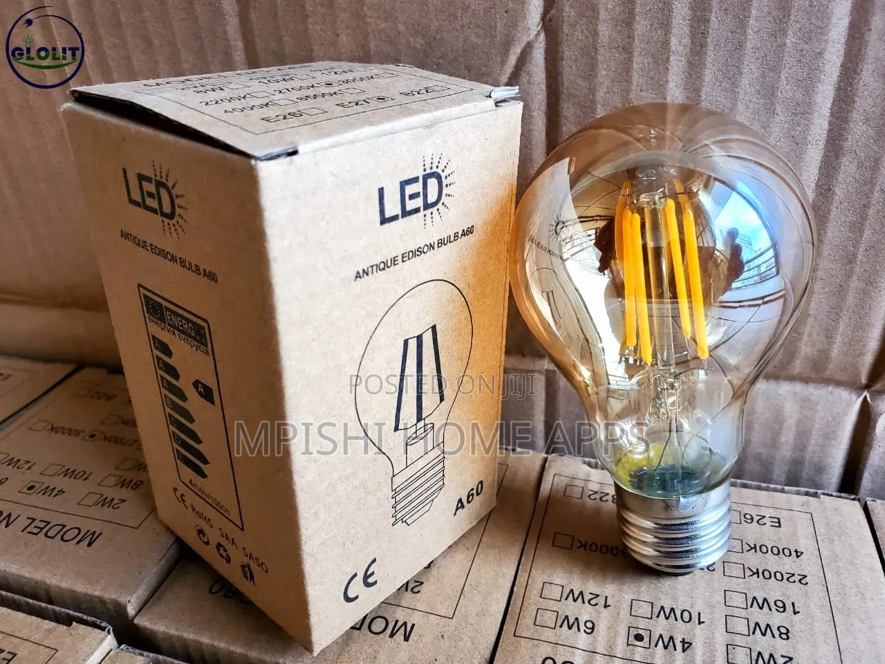 LED Filament Bulb 4 Watt E27 Warm White