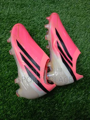Pink F50 World Cup Football Boots - Laceless Cleats for Kids